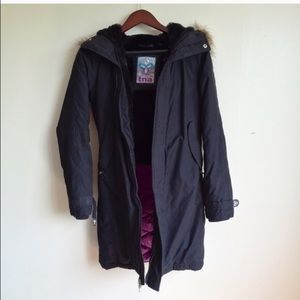 Aritzia TNA Winter Parka Black XS